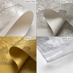 Gradient card white map of Noida