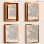 Gradient card white map of Zapopan