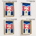Abstract covered eye face figure
