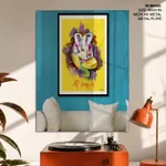 Colorful abstract ganesha