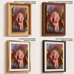 Abstract colorful face