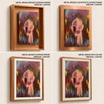 Abstract colorful face