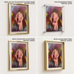 Abstract colorful face