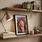 Abstract colorful face