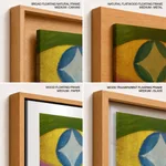 Abstract star curved diamond eye
