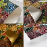 Abstract white line flowers