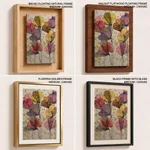 Abstract tulip colorful flowers