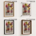 Abstract tulip colorful flowers