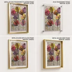 Abstract tulip colorful flowers