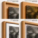 Pencil sketch abstract face