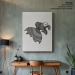 Abstract line drawing fish