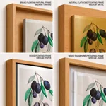 Vinatge botanical black blue fruit