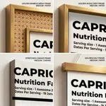 CAPRICORN Nutrition Facts - Zodiac Sign Humor – Wall Art