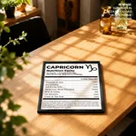 CAPRICORN Nutrition Facts - Zodiac Sign Humor – Wall Art