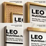 LEO Nutrition Facts - Humorous Zodiac Sign – Home Decor