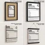 LEO Nutrition Facts - Humorous Zodiac Sign – Home Decor