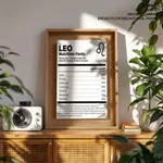 LEO Nutrition Facts - Humorous Zodiac Sign – Home Decor