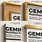 GEMINI Nutrition Facts - Humorous Zodiac Profile – Wall Painting