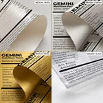 GEMINI Nutrition Facts - Humorous Zodiac Profile – Wall Painting