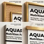 AQUARIUS Nutrition Facts - Zodiac Traits Chart – Wall Decor