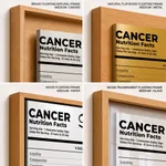 CANCER, Nutritional Label, Funny Wall Art