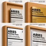 ARIES, Nutritional Label, Funny Wall Art