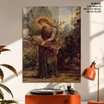 Girl head with birds