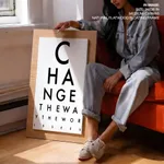 Change the world white