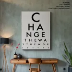 Change the world white