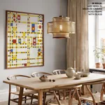 Broadway boogie woogie by Piet Mondrian (1942 943)