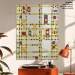 Broadway boogie woogie by Piet Mondrian (1942 943)