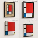 Composition c no iii with red yellow and blue by Piet Mondrian (1935)