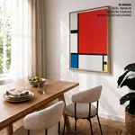 Composition c no iii with red yellow and blue by Piet Mondrian (1935)
