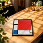 Composition c no iii with red yellow and blue by Piet Mondrian (1935)