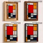 Composition with large red plane yellow black gray and blue by Piet Mondrian (1921)