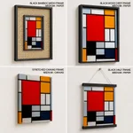Composition with large red plane yellow black gray and blue by Piet Mondrian (1921)