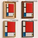 Composition with red blue and yellow by Piet Mondrian (1930)