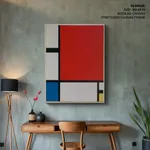 Composition with red blue and yellow by Piet Mondrian (1930)
