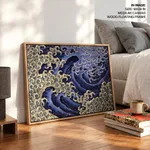 Masculine wave by Katsushika Hokusai (XVIII XIX cent.)