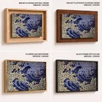 Masculine wave by Katsushika Hokusai (XVIII XIX cent.)