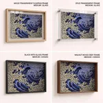 Masculine wave by Katsushika Hokusai (XVIII XIX cent.)