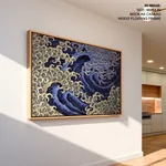 Masculine wave by Katsushika Hokusai (XVIII XIX cent.)
