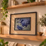 Masculine wave by Katsushika Hokusai (XVIII XIX cent.)