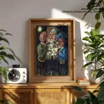 The skat players by Otto Dix (1920)