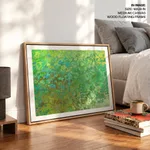 Green abstract grunge