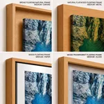 Abstract waterfall and pond landscape
