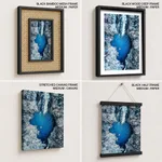 Abstract waterfall and pond landscape