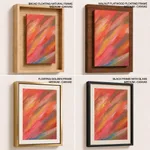 Abstract spread out brushstroke painting