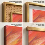 Abstract spread out brushstroke painting