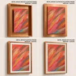 Abstract spread out brushstroke painting